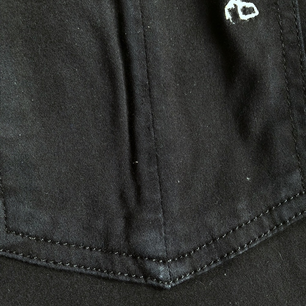 ✨HP!✨ Rag & Bone Black Plush Skinny Jeans - Picture 6 of 8